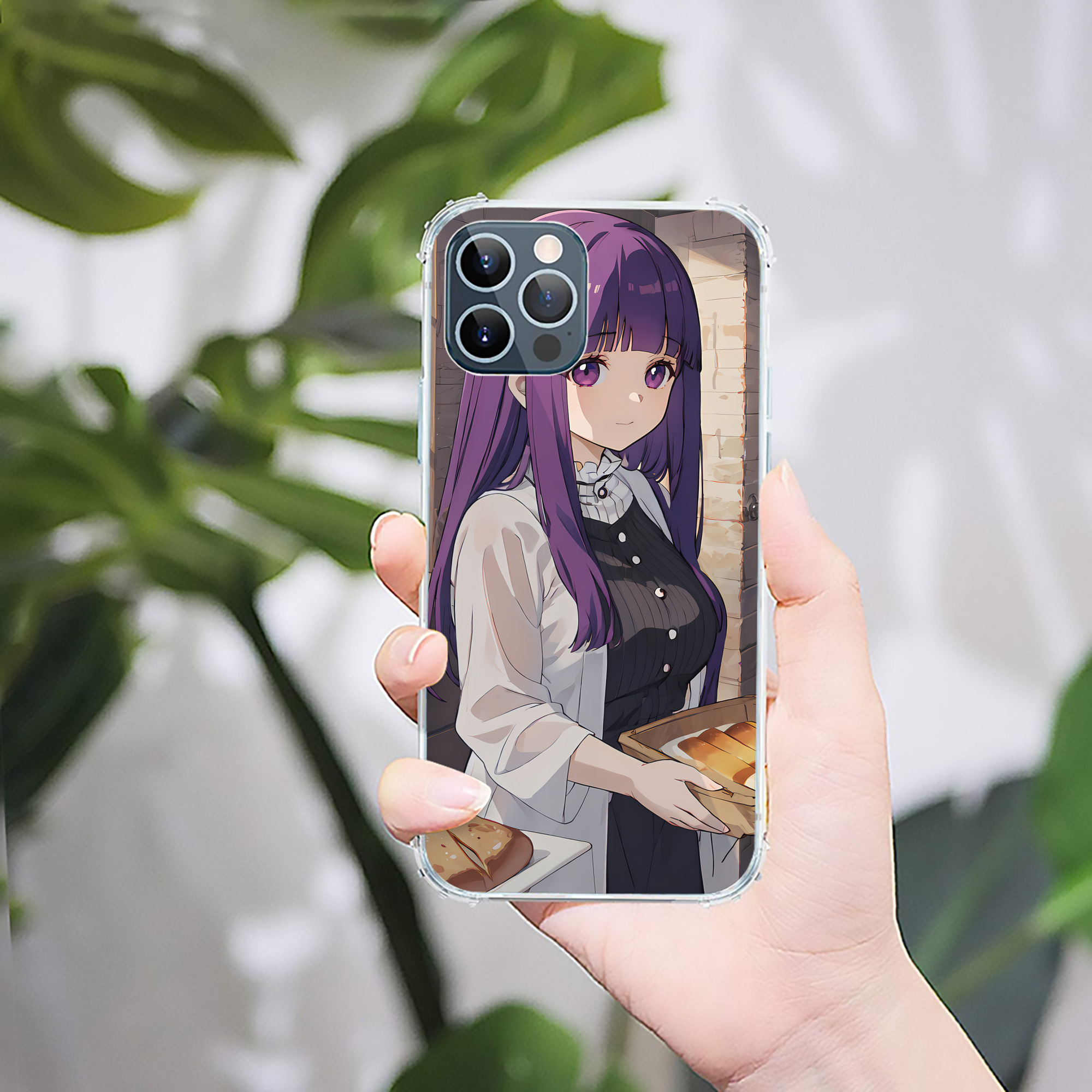 （画像用） 葬送のフリーレン Frieren 【iPhone 12シリーズ対応】透明スマホケース（クリアソフトケース）